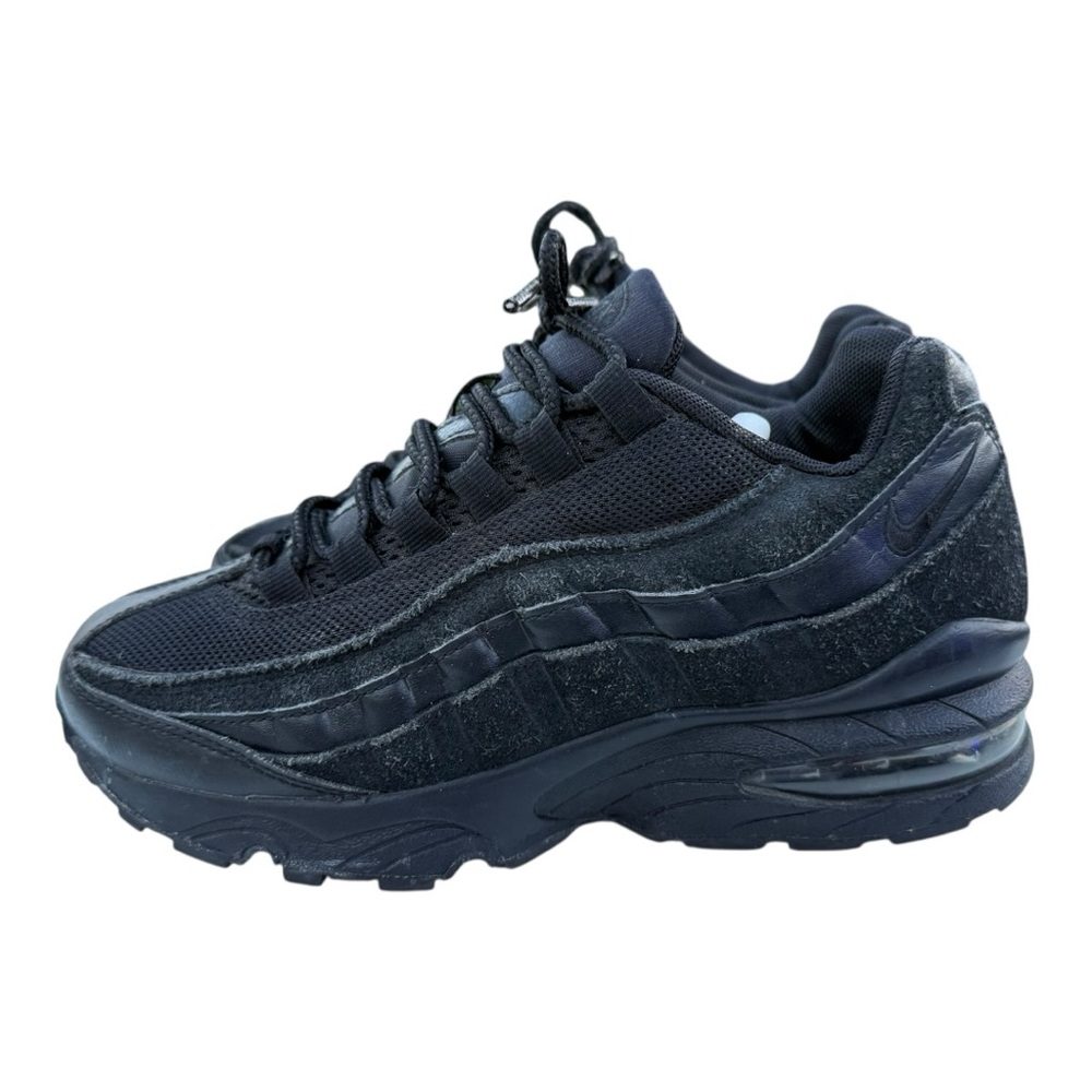 Nike Air Max 95 GS Triple Black, Women’s size 6.5 - Picture 1 of 10